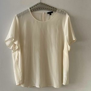 NWOT J Crew silk blouse in cream size 3X